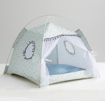 Cozy Enclosed Cat Tent Bed for Peaceful Sleep
