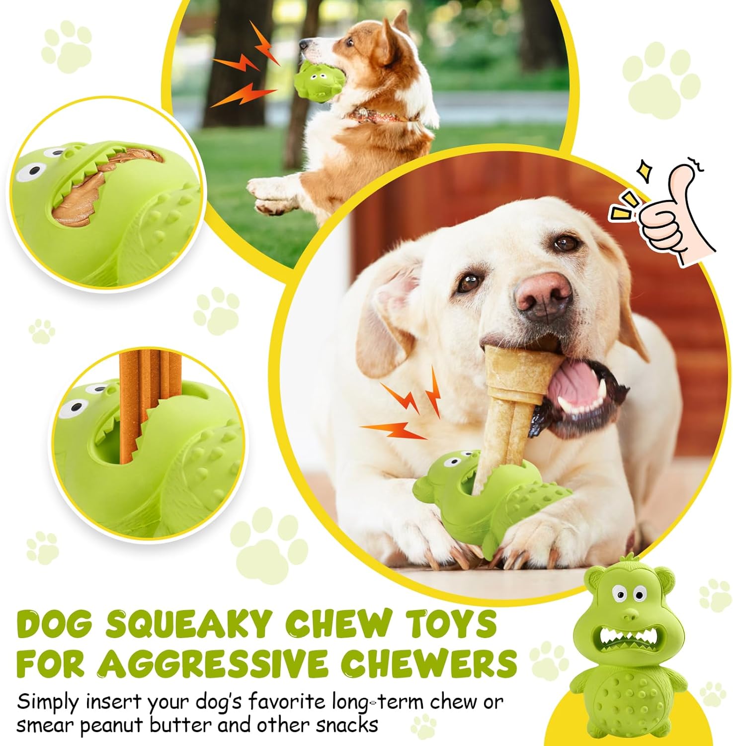 Indestructible Dog Toy for Aggressive Chewers