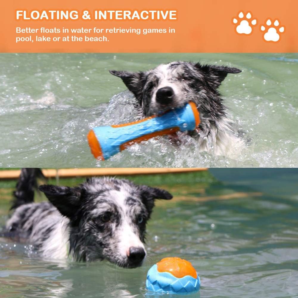 Floating Squeaky Dog Toy for Pool and Beach