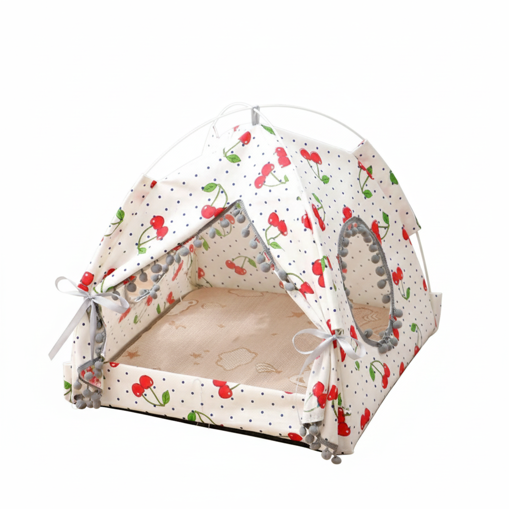 Cozy Enclosed Cat Tent Bed for Peaceful Sleep