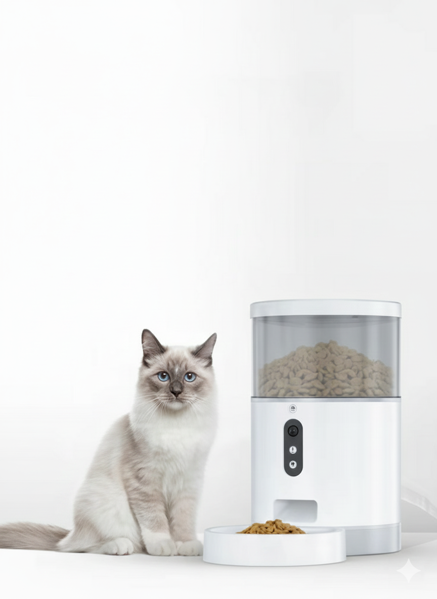 Smart Automatic Pet Feeder – Easy, Timed Feeding