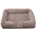 Ultra-Soft Plush Round Pet Bed for Winter Warmth